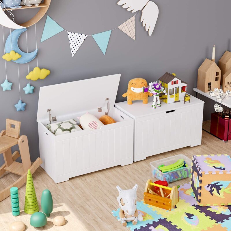 Contemporary Style Storage Toy Box Design Ideas