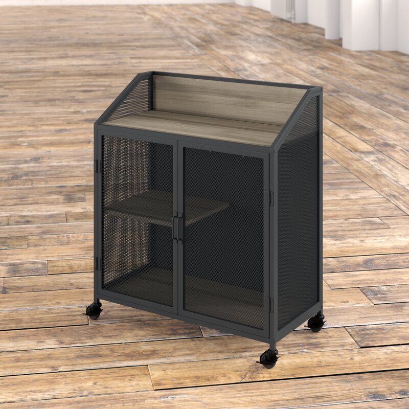 Contemporary Wine Glass Furniture On Wheels