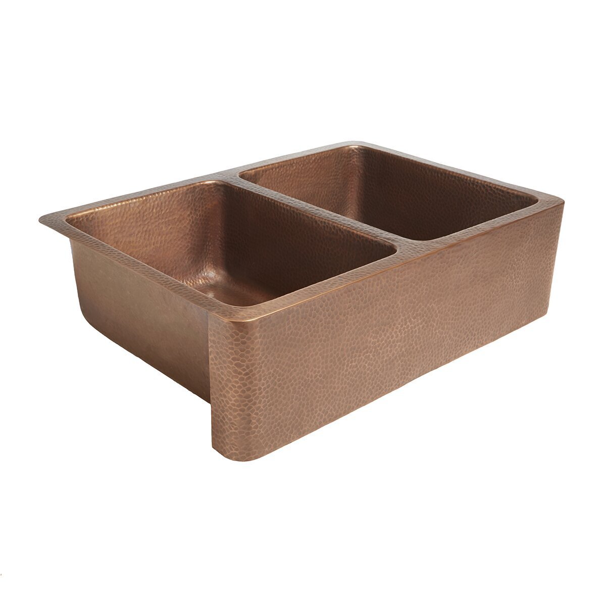 Copper Double Sink 