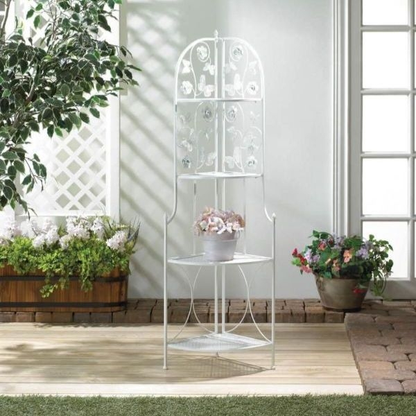 corner plant stand