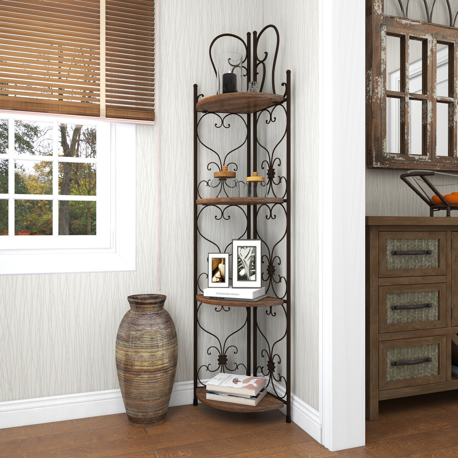 Corner Skinny Bakers Rack
