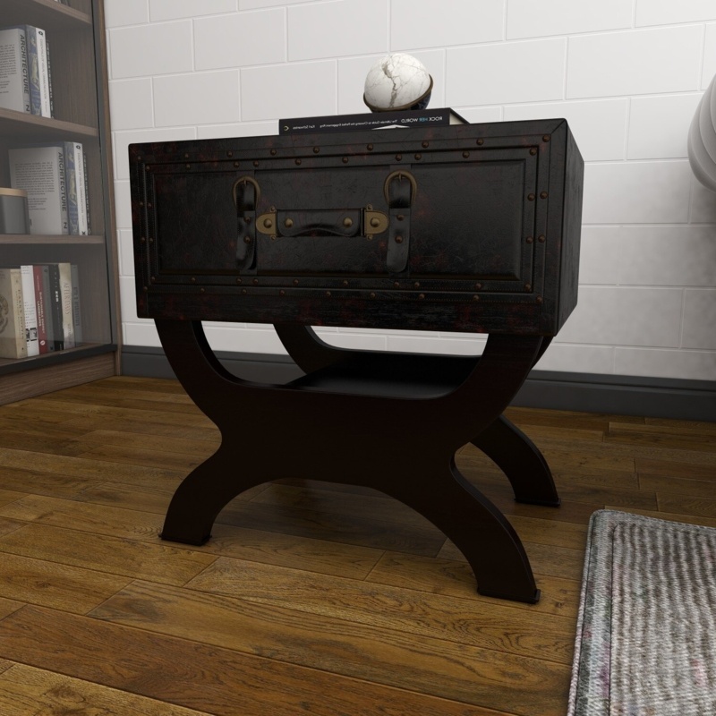 Coulter 22'' Tall End Table with Storage