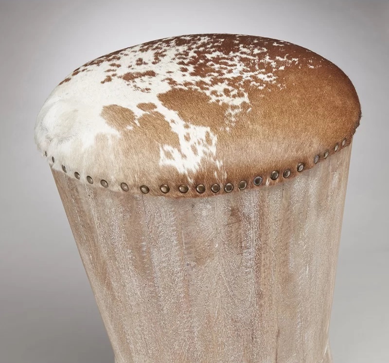 Cowhide Bar Stool
