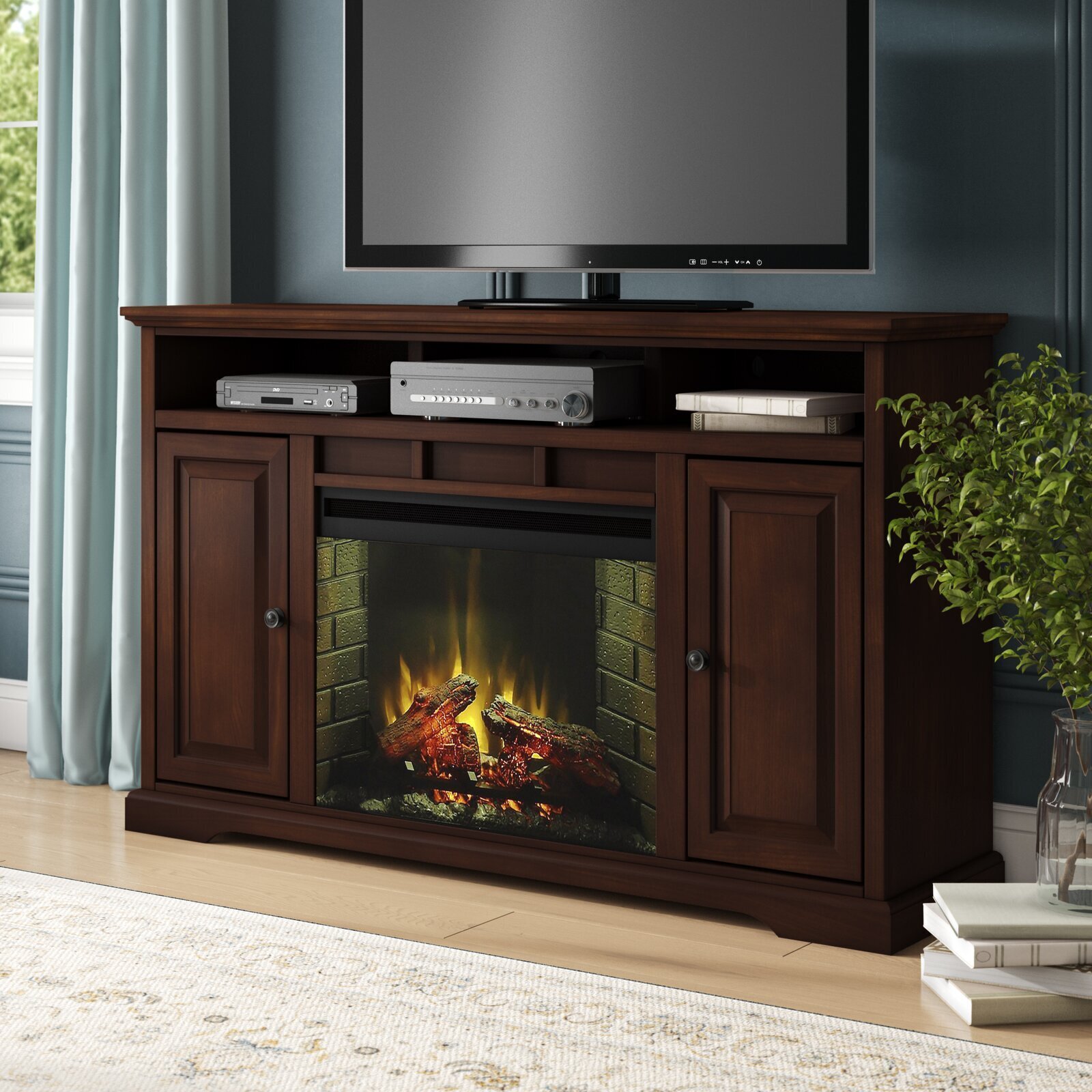 Cozy Maple TV Console