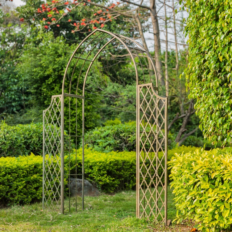 Iron Garden Arbor Entrance