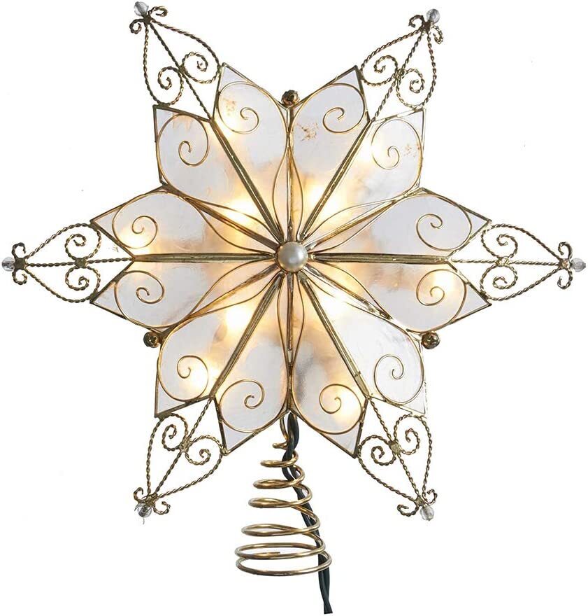 Crystal Tree Topper With Elegant Accents