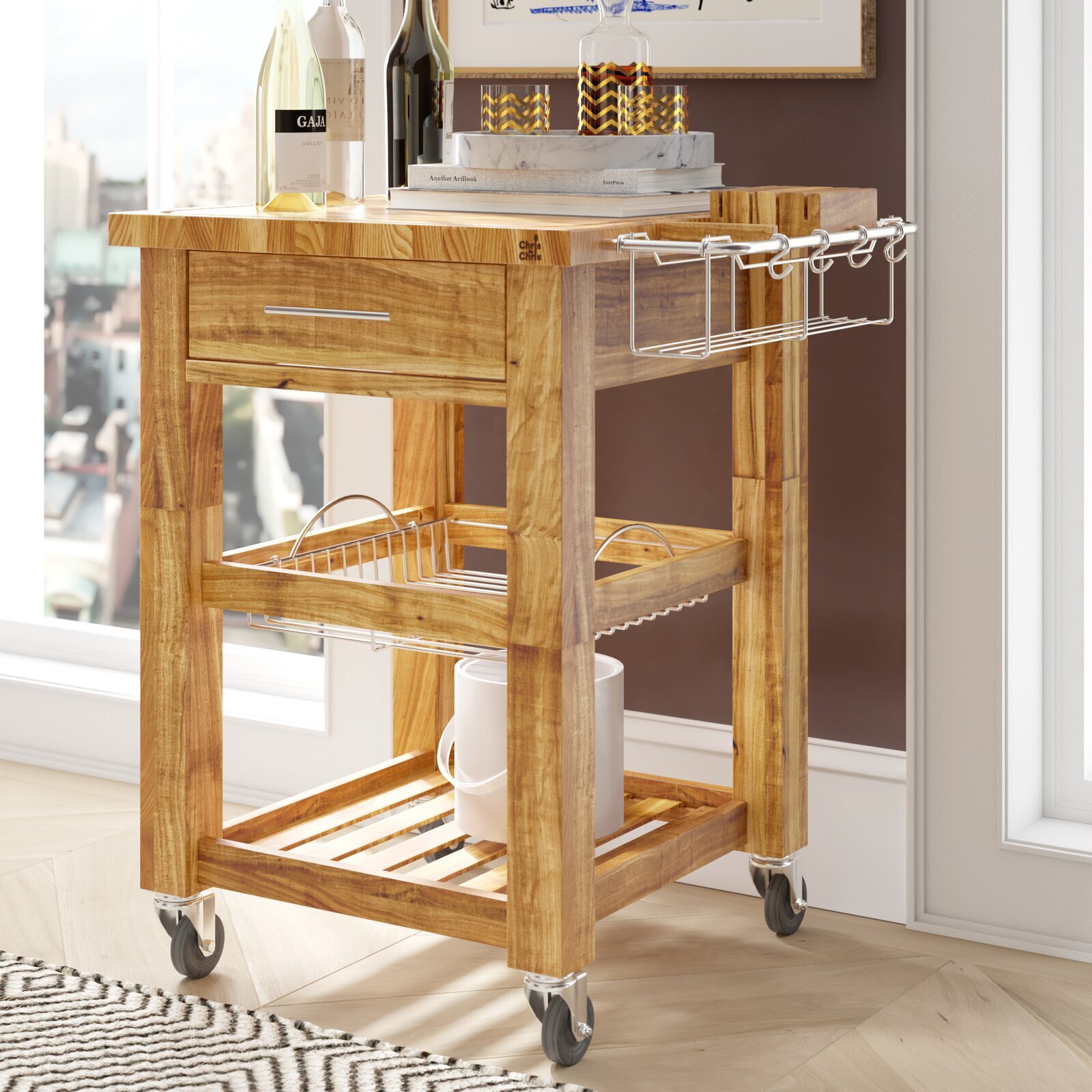 Cutting Board Kitchen Cart