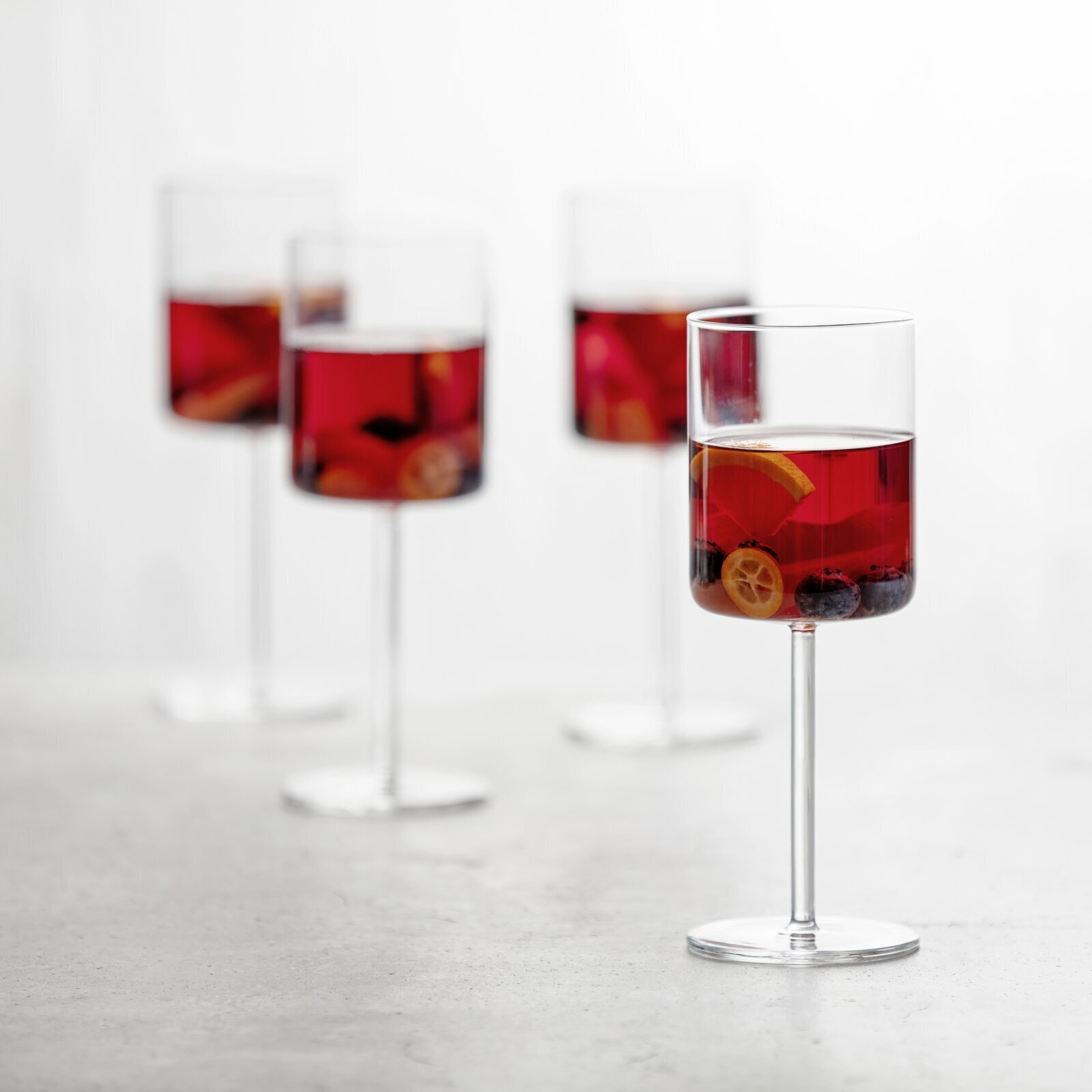 Hand Blown Stemless Wine Glasses
