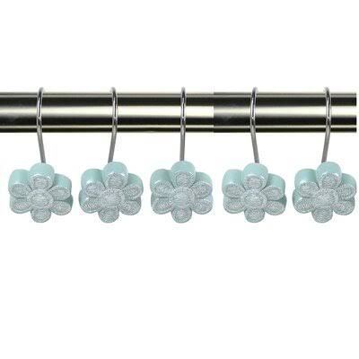 Daisy Floral Shower Curtain Hooks