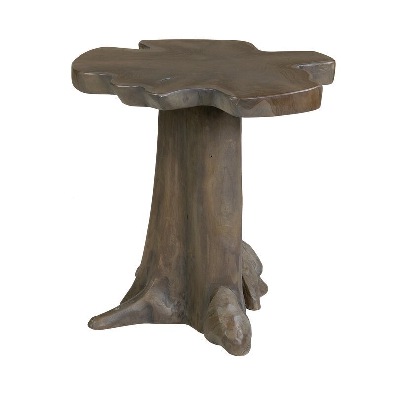 Dark Driftwood End Table