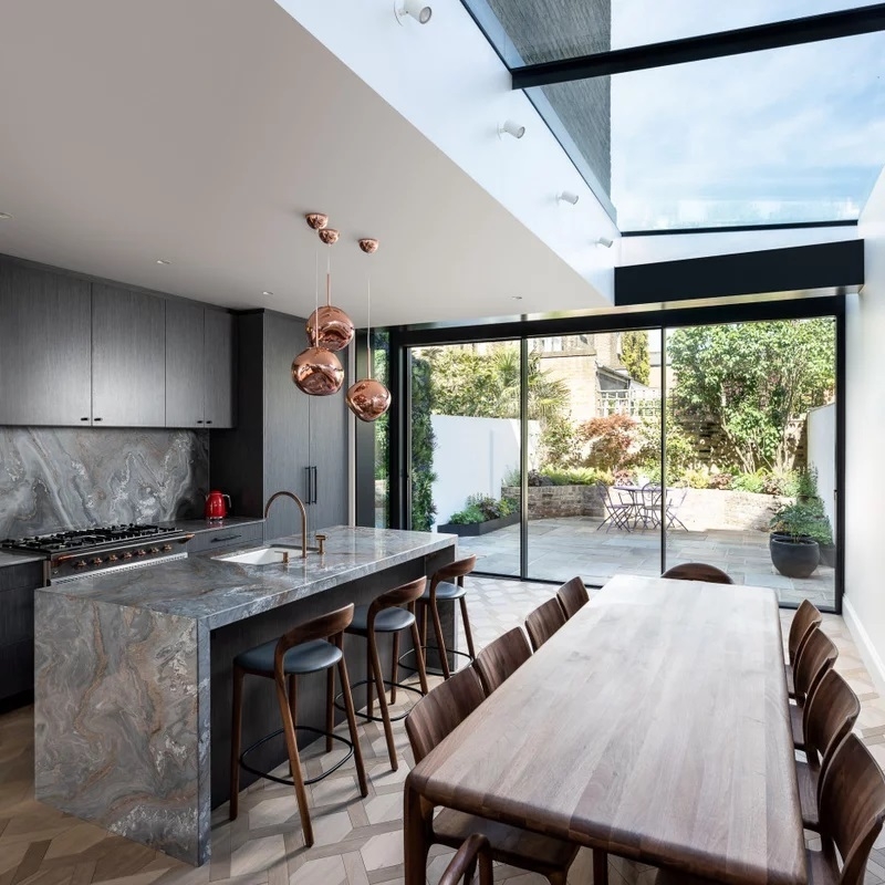 Dark Wood Kitchen