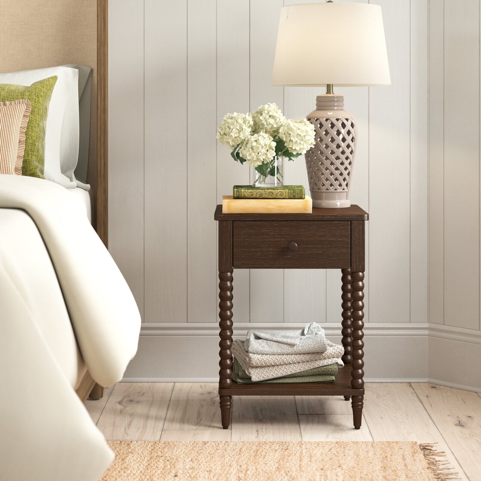 Decorative and Stylish Mahogany Night Stand