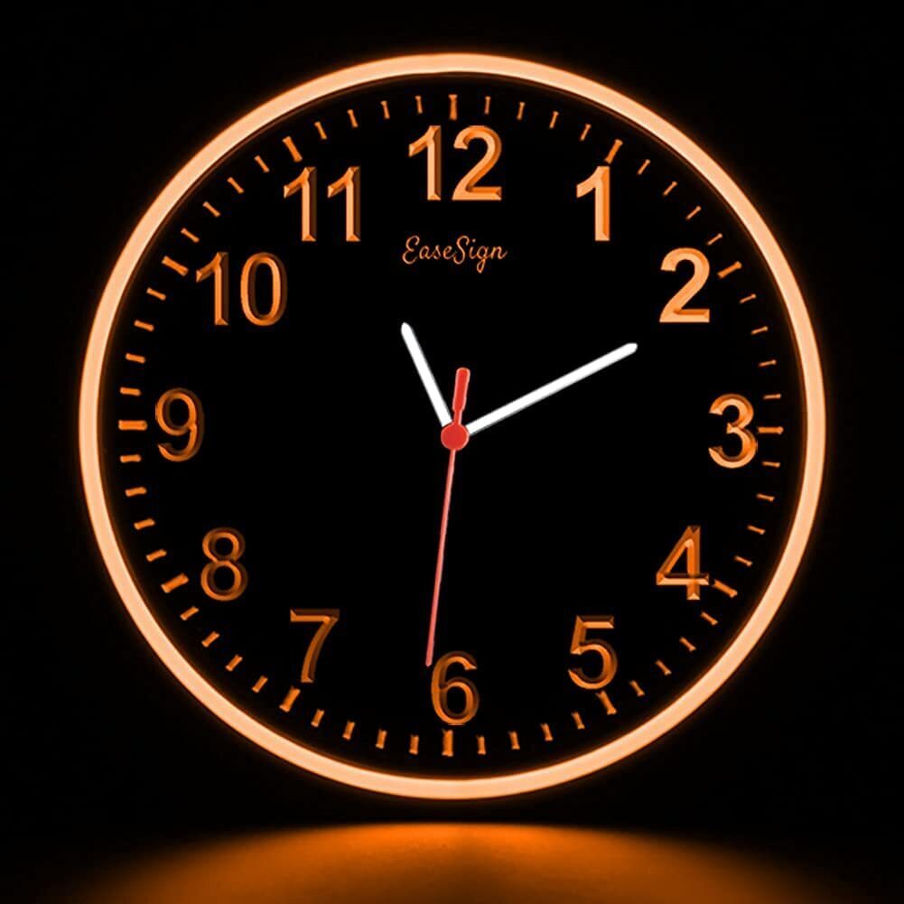 Decorative Neon Wall Clock