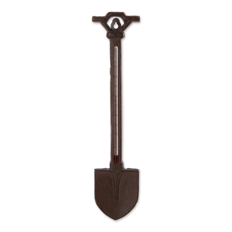 Decorative Outdoor Garden Shovel Thermometer 
