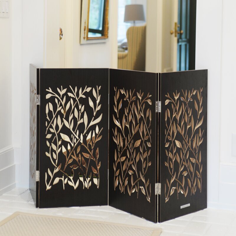 Decorative Wooden Indoor Dog Gate