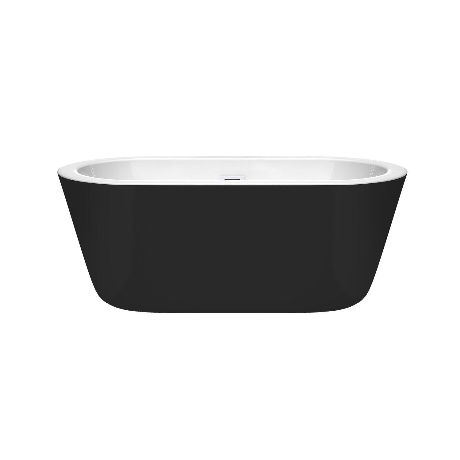 Deep Black Soaker Tub
