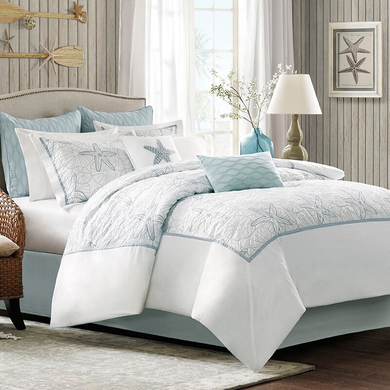 Delicate starfish bedding set