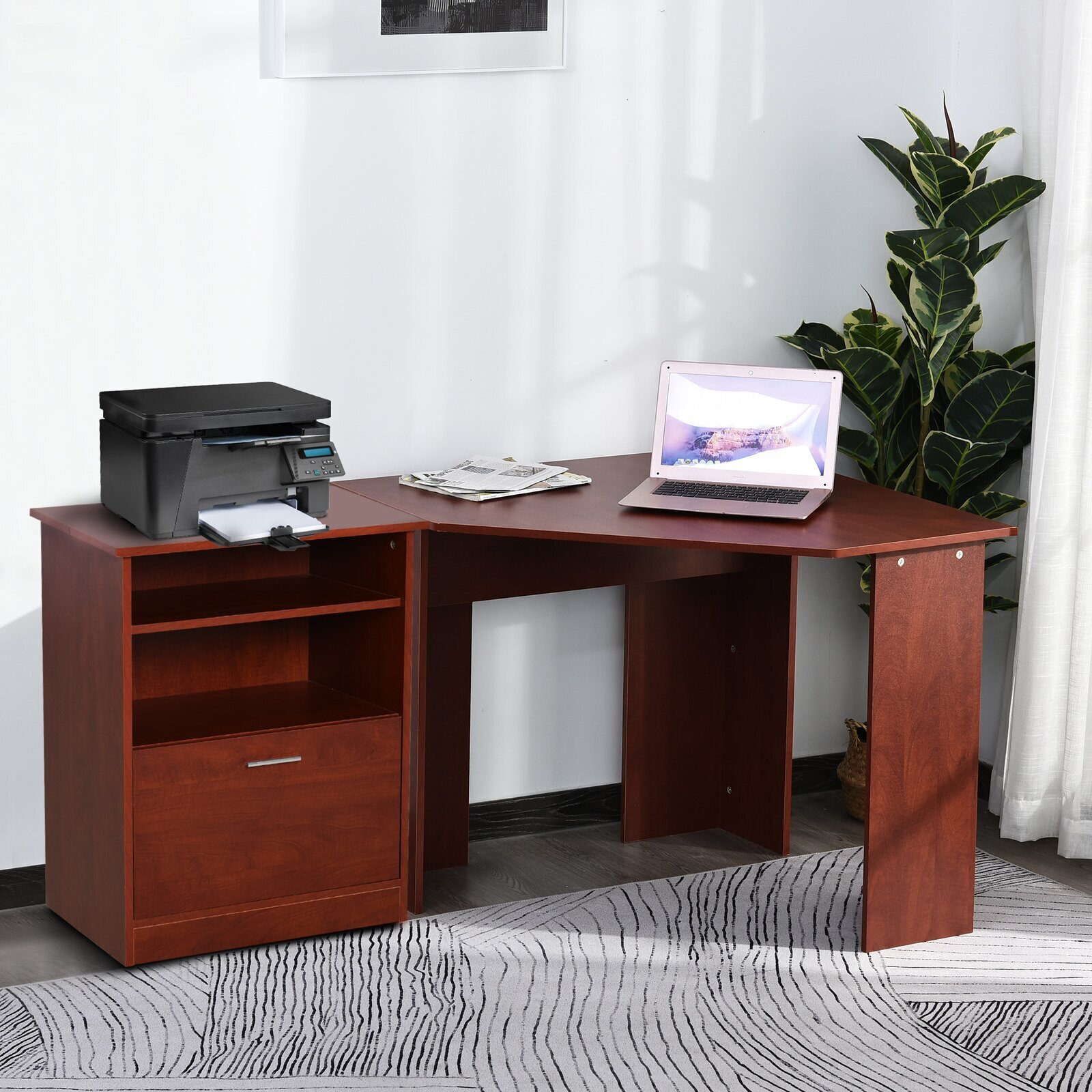 Desk with Pedestal