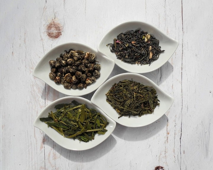 different types of tea