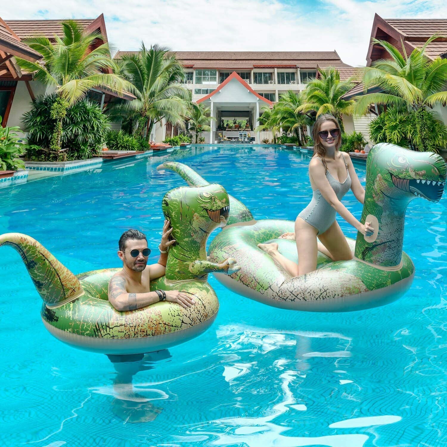Dinosaur Two Person Float