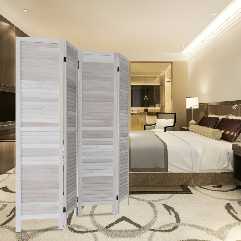 Distressed Solid Wood Room Divider