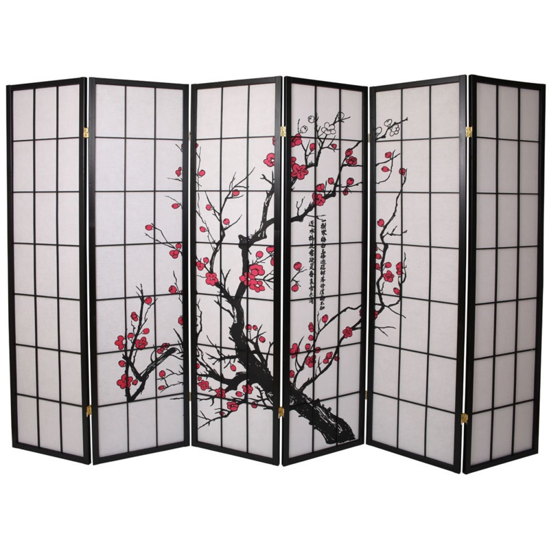 Dorace 71'' H Solid Wood Folding Room Divider
