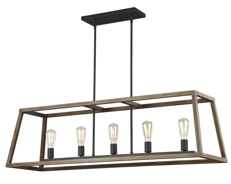 Dormody Island 5-Light Kitchen Island Pendant