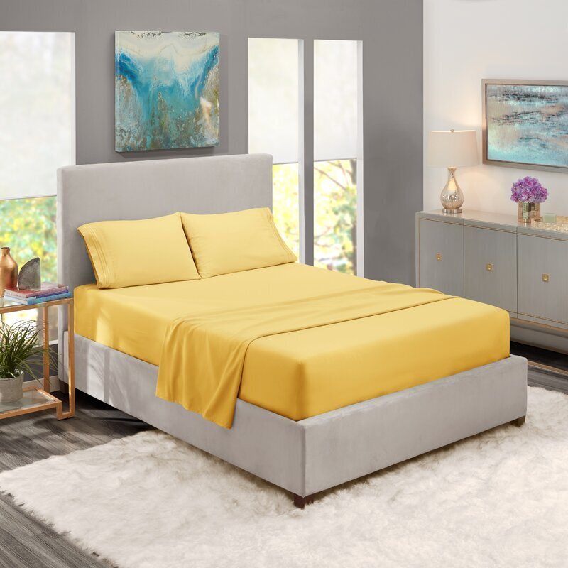 Double Brushed Microfiber Trundle Bed Sheet Set