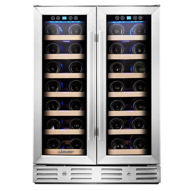 Double Door Wine Fridge