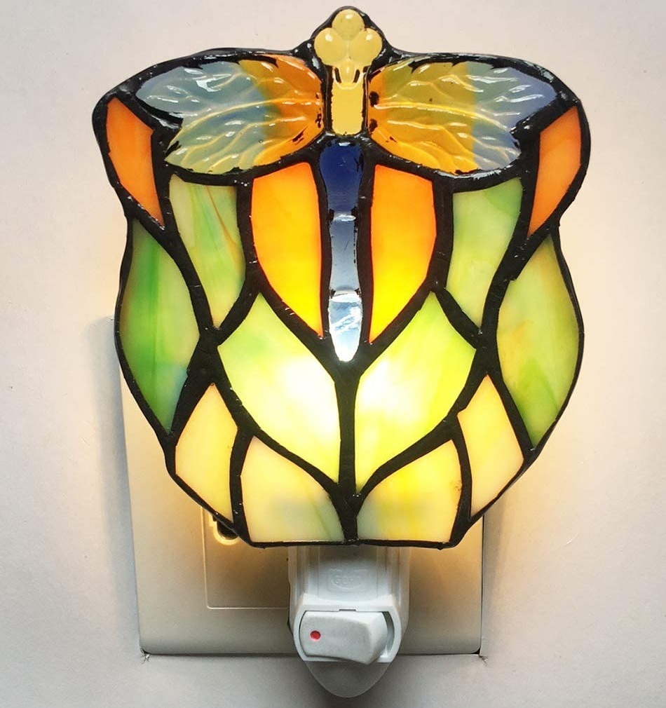 Dragonfly Tiffany Style Lamp