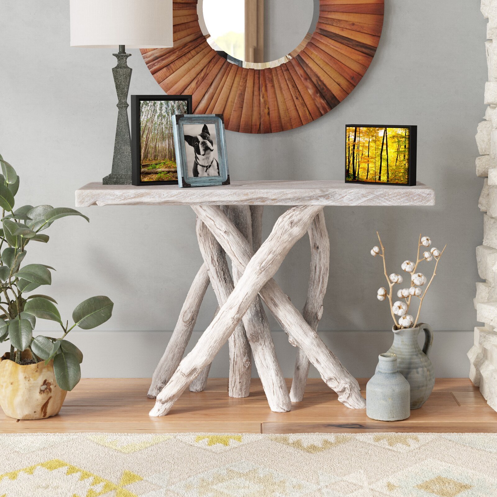 Driftwood Sofa Table