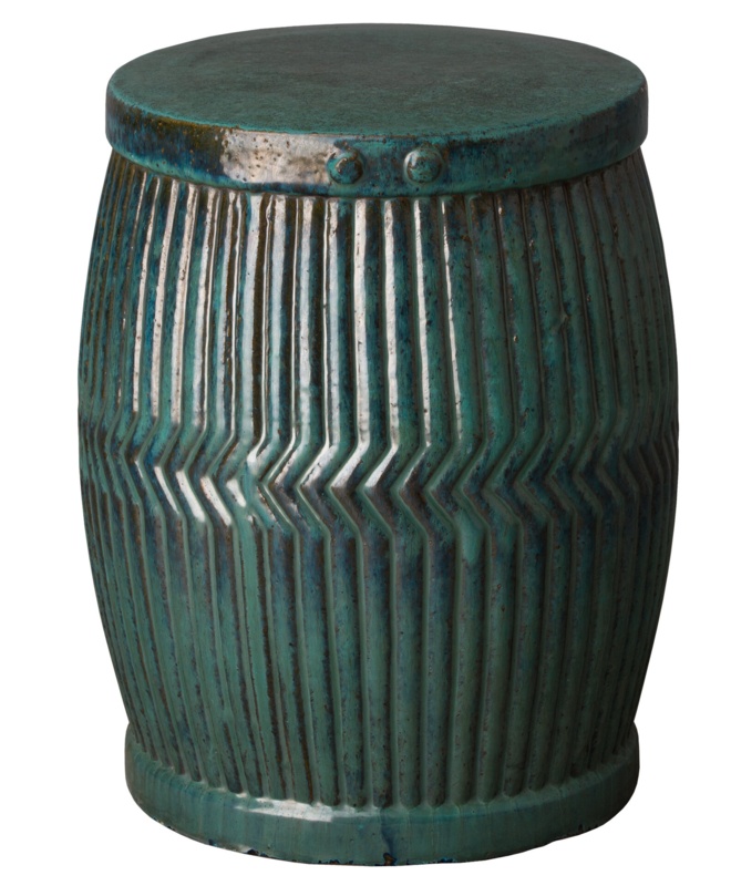 Dupuyer 18'' Tall Ceramic Garden Stool