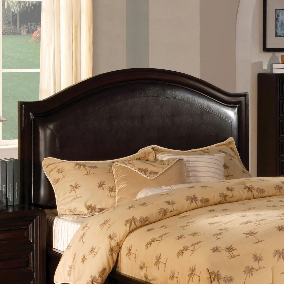 Leather And Wood Headboard