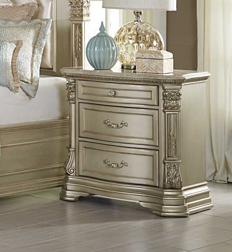 Elegant and Stylized Victorian Night Stand