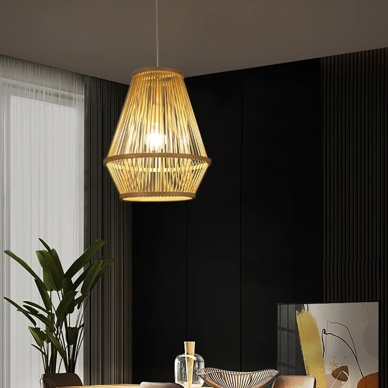 Elegant Bamboo Pendant Light