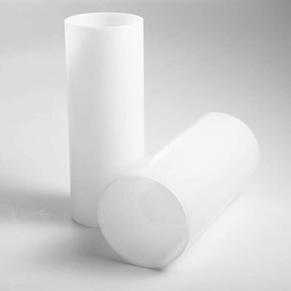 Elegant Milk Glass Lamp Shades
