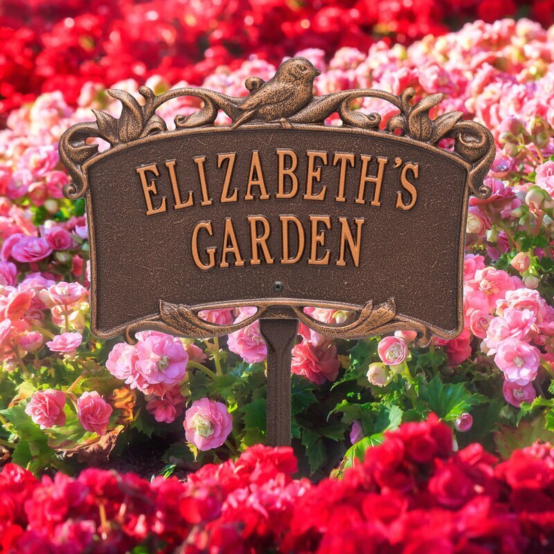 Elegant Outdoor Plaque For Gardens
