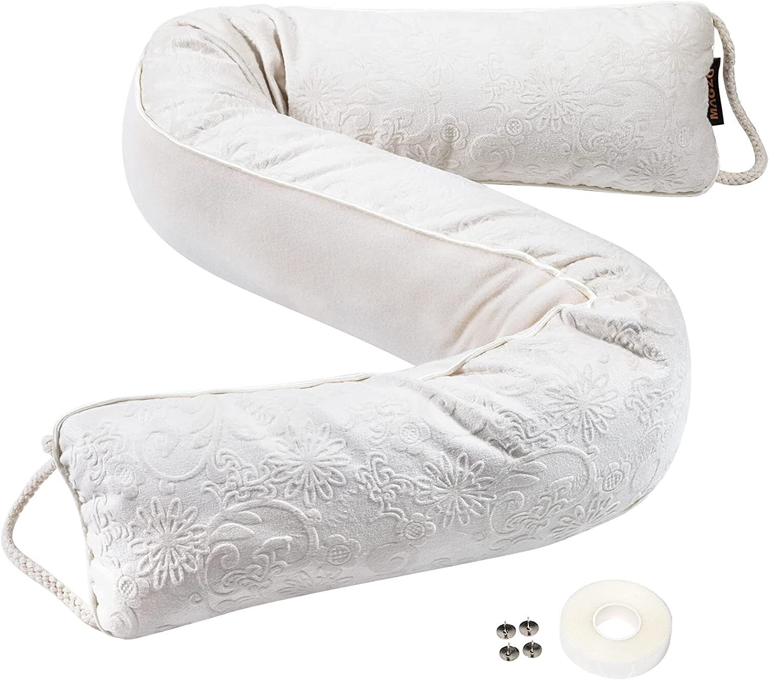 Elongated Bean Bag Door Snake Stopper
