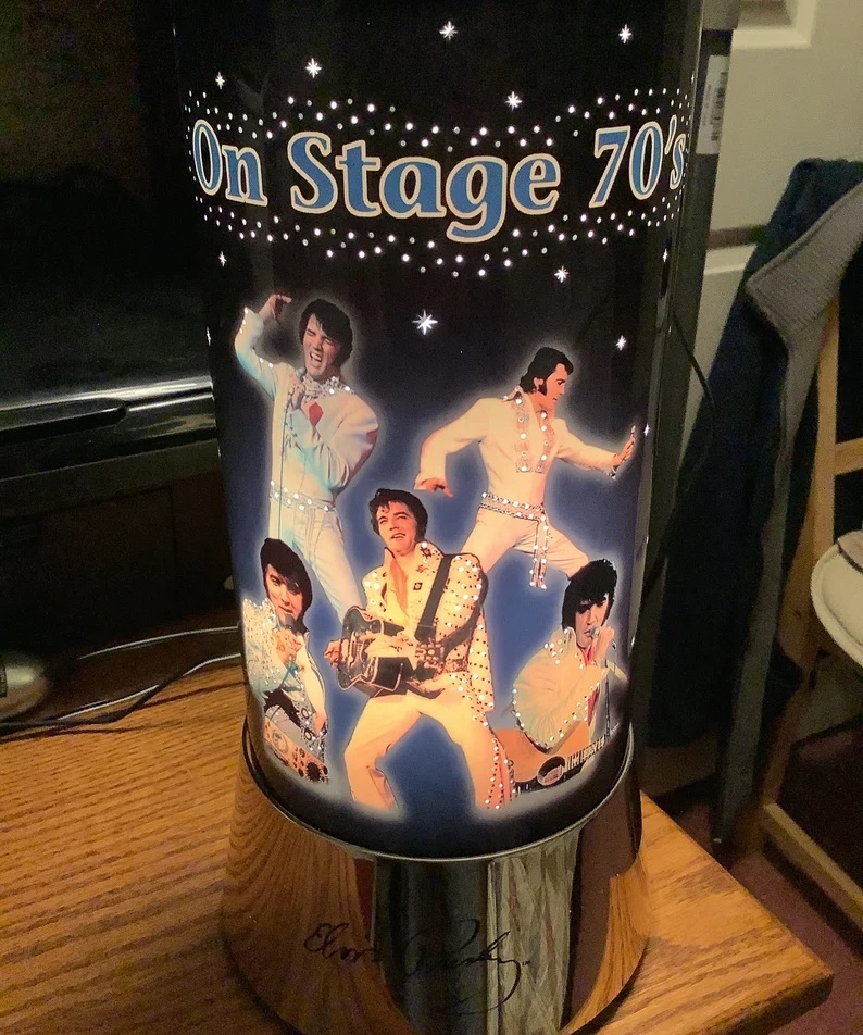 Elvis Presley Rotating Lamp