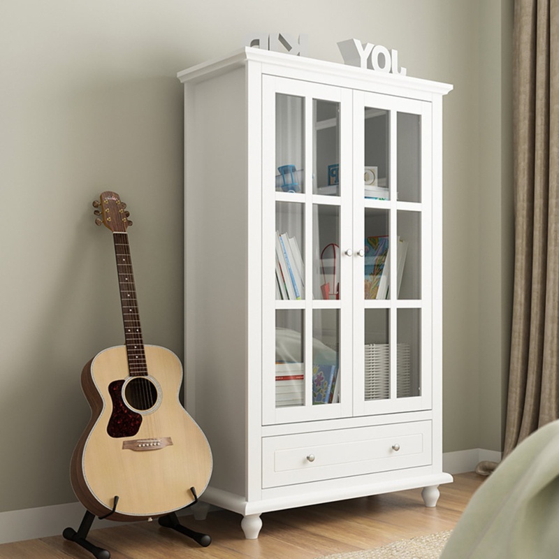 Industrial Chic Bookcase with Drawer
