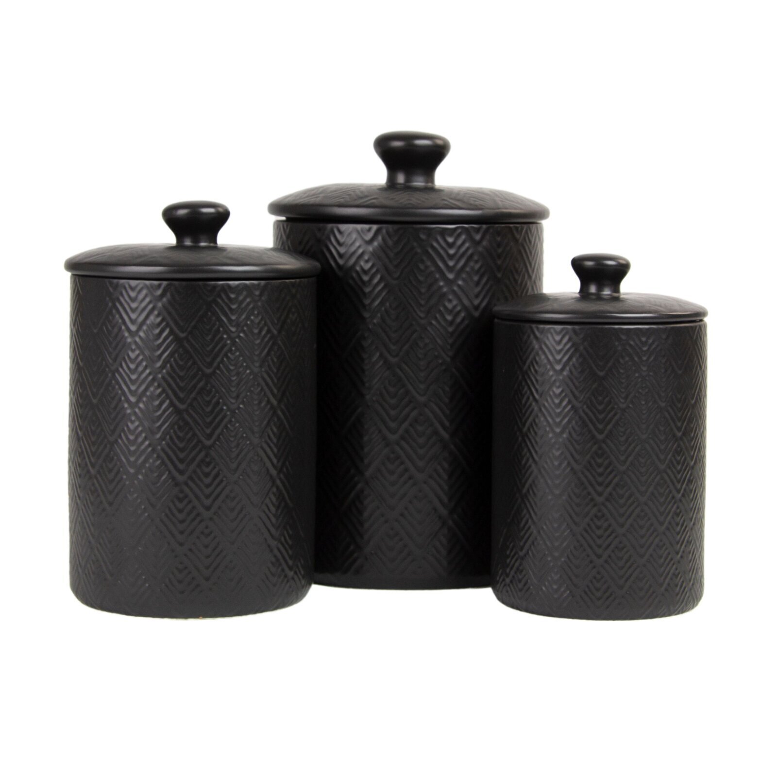 Black Kitchen Canisters