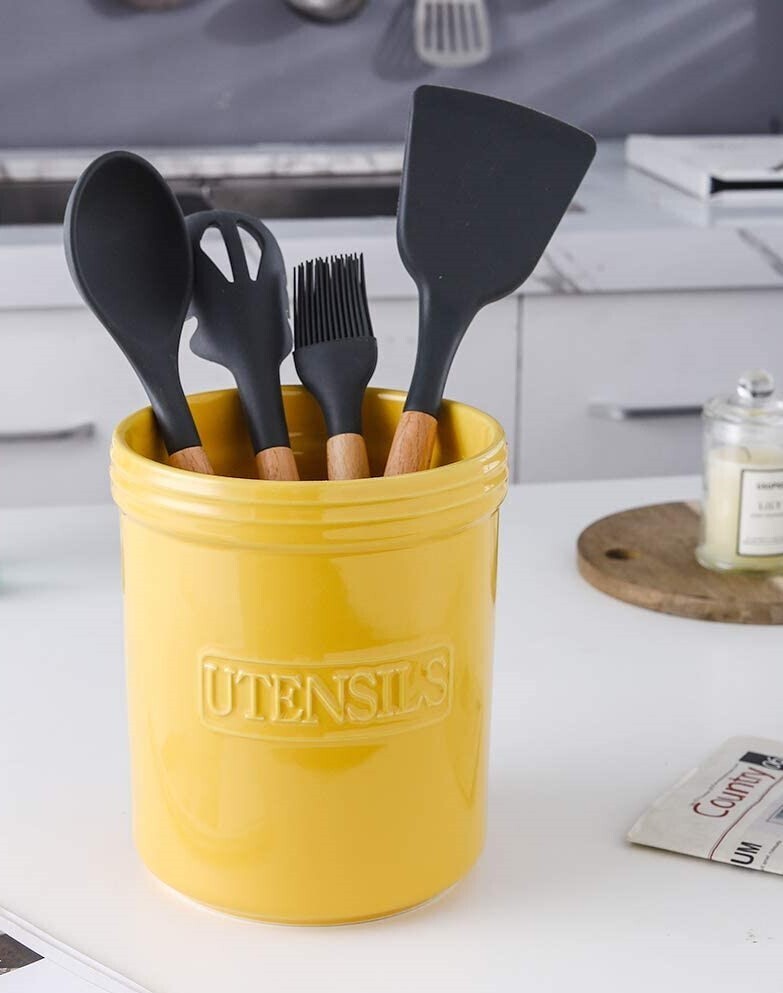 Embossed Utensil Holder