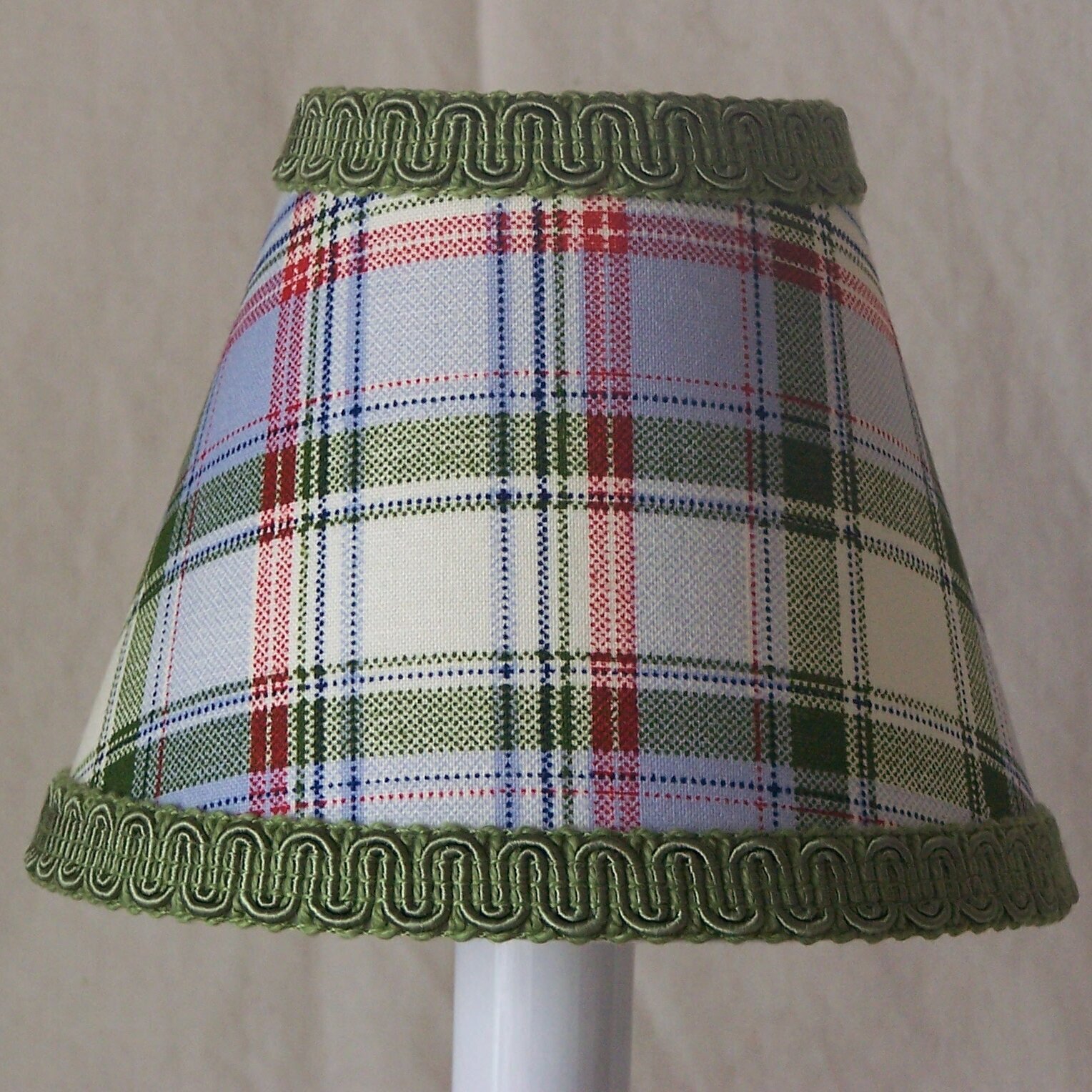 Empire Plaid Lamp Shade