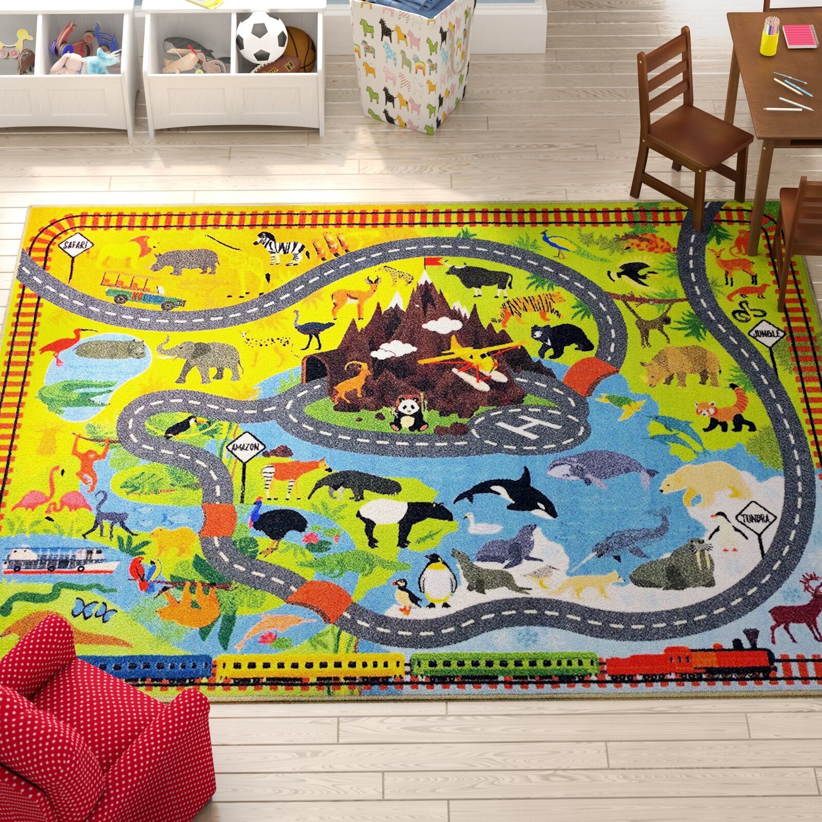 Exotic Zoo Animal Tour Mat