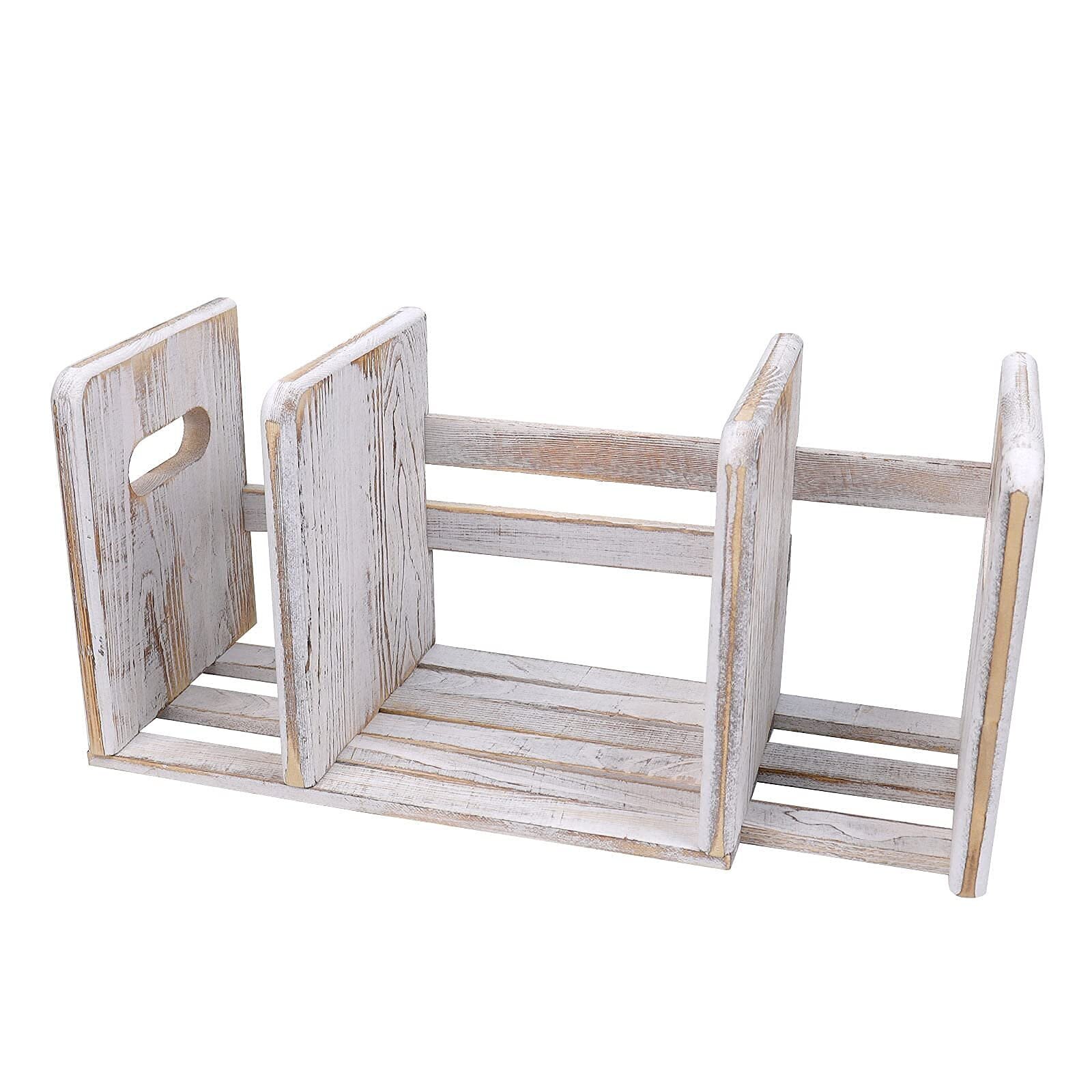 Expandable Tabletop Bookshelf
