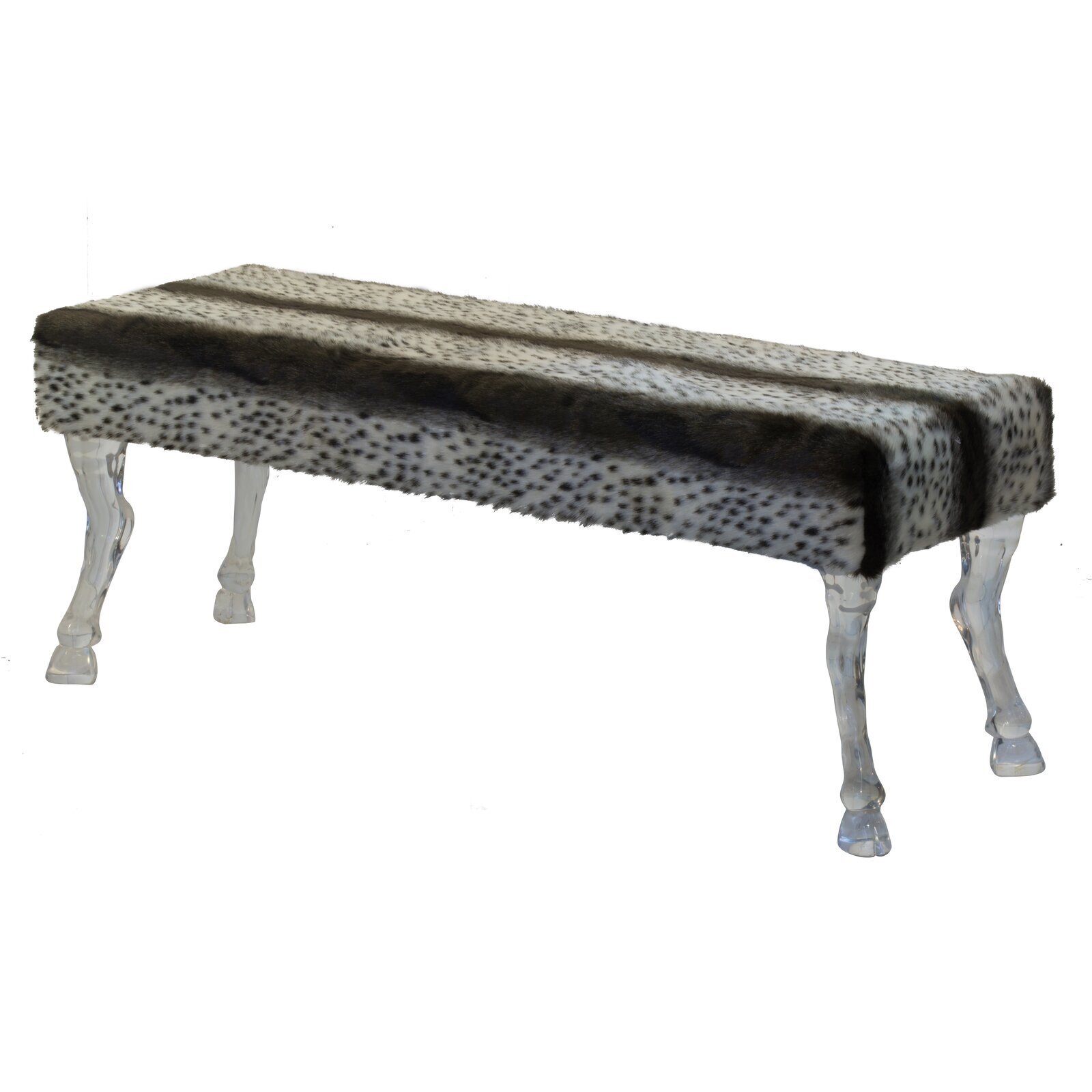 Eye Catching Animal Print Bench