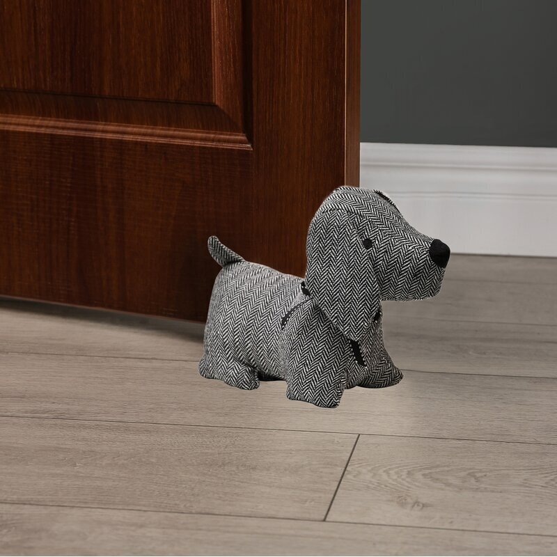 Fabric door stop in a dog design