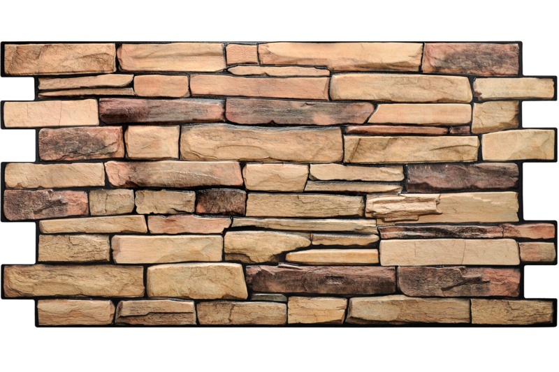 Falkirk 3D 38" W x 19" L Stone Wall Paneling
