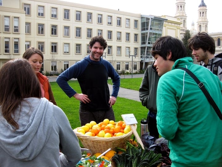 farm stand with local crops