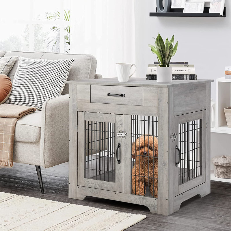 Farmhouse Dog Kennel Table